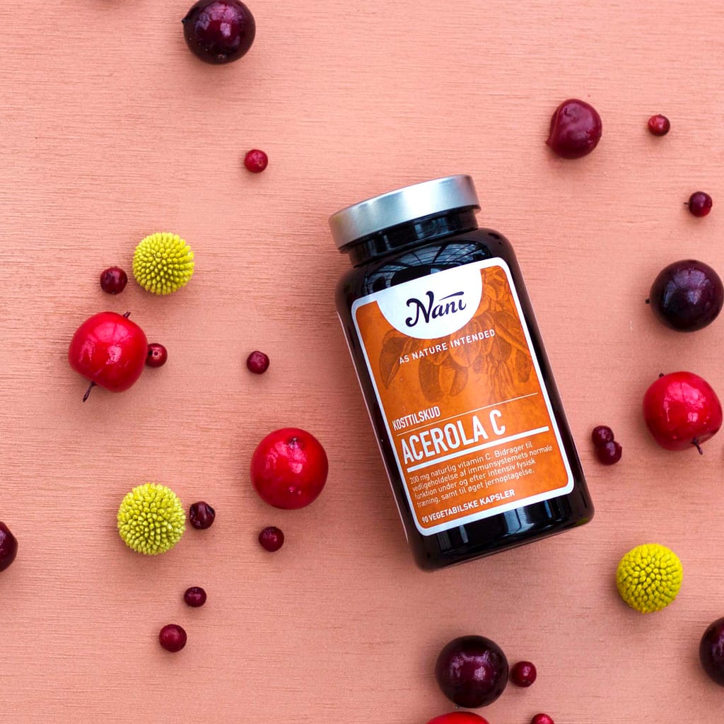 Acerola C vitamin til skønhed